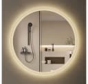 HOROW LED Badspiegel Rund Antibeschlag Dimmbar Bild 2
