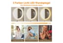 HOROW LED Badspiegel Rund Antibeschlag Dimmbar Bild 4