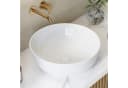 HOROW Aufsatzwaschbecken Oval Weiß Keramik Bild 5