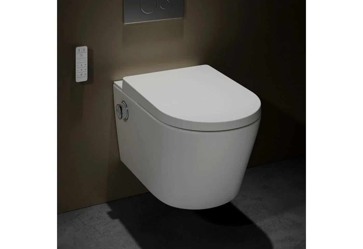 HOROW Dusch-WC mit Bidet-Funktion, Japanische Toilette spülrandlos