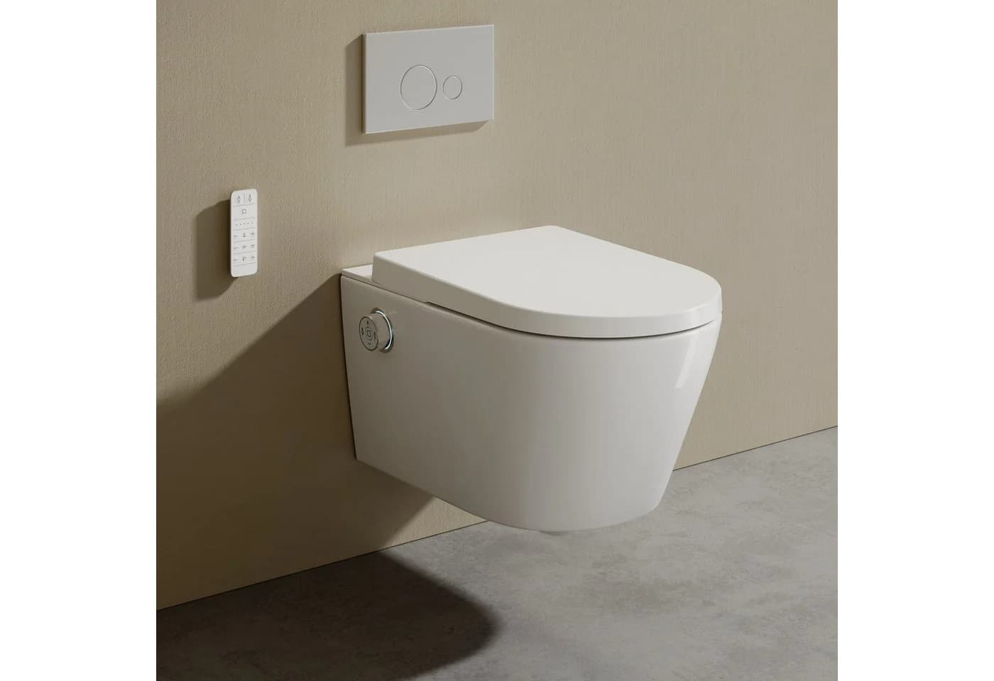 HOROW Dusch-WC mit Bidet-Funktion, Japanische Toilette spülrandlos - Bild 2
