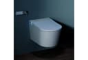 HOROW Dusch-WC Hänge WC mit Bidet-Funktion, Warmwasser, Beheizter Sitz, Damenpflege Bild 3