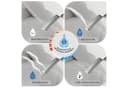 HOROW Dusch-WC Bidet WC mit Bidet-Funktion, Wandhängend, Spülrandlos, Nachtlicht, Beheizter Sitz Bild 4