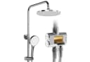 HOROW Brausegarnitur Duschsystem ohne Armatur, 5 Strahlarten, Chrom Bild 2
