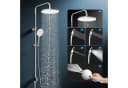HOROW Brausegarnitur Duschsystem ohne Armatur, 5 Strahlarten, Chrom Bild 3