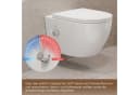 HOROW Dusch-WC Taharet WC Spülrandloses WC mit Bidet-Funktion Bild 3