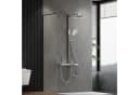 HOROW Duschsystem mit Thermostat, Regendusche & Piano-Tasten, Chrom/Felsgrau Bild 3