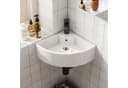 HOROW Aufsatzwaschbecken Keramik Weiß Modern Bild 1