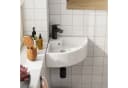 HOROW Aufsatzwaschbecken Keramik Weiß Modern Bild 3
