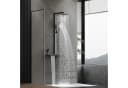 HOROW Duschsystem mit Thermostat, Regendusche & Piano-Tasten, Chrom/Felsgrau Bild 1