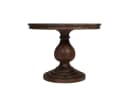 baario Esstisch HARRISON dunkelbraun Ø100, rund massiv Mangoholz Landhaus Antik Design Bild 5