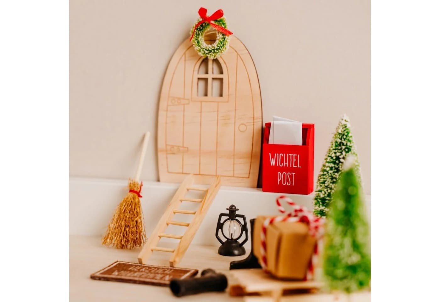 24 Tage Wichtelzauber Adventskalender 30tlg. Wichteltür-Set inkl. Wichtelbriefe und Ablaufplan