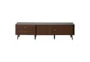 KLAM HOME TV Lowboard 180cm Walnuss mit Schubladen & Rolltüren Bild 1