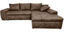 luma-home Ecksofa 18011 Bettfunktion Braun Bild 2