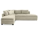 luma-home Ecksofa 15161 Dauerschläfer-Doppelbett Beige Grau Bild 2