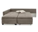 luma-home Ecksofa 15162 Doppelbett Braun Cord Bild 1