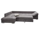 luma-home Ecksofa Cord Grau mit Bettfunktion Bild 1