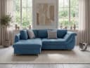 luma-home Ecksofa 17108 - Blau mit Bettfunktion Bild 3