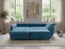 luma-home Ecksofa 17108 - Blau mit Bettfunktion Bild 4
