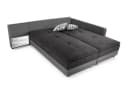luma-home Ecksofa 15105 Doppelbett 306x223 cm Mikrofaser Anthrazit Bild 1