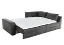 luma-home Ecksofa 15107 Dauerschläfer Boxspring Mikrofaser Grau Bild 1
