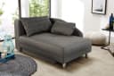 luma-home Recamiere 15123 Bettfunktion Grau Federkern Bild 3