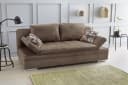 luma-home Schlafsofa 15116 Braun Bettkasten Armlehnen verstellbar Bild 3