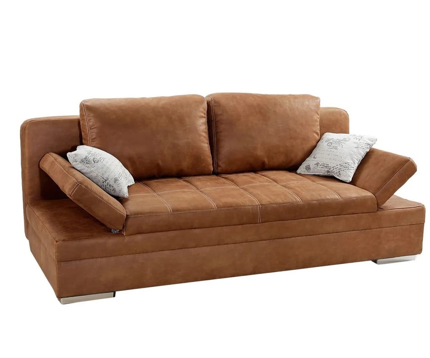 luma-home Schlafsofa 15117 Braun Antikleder-Optik - Bild 2