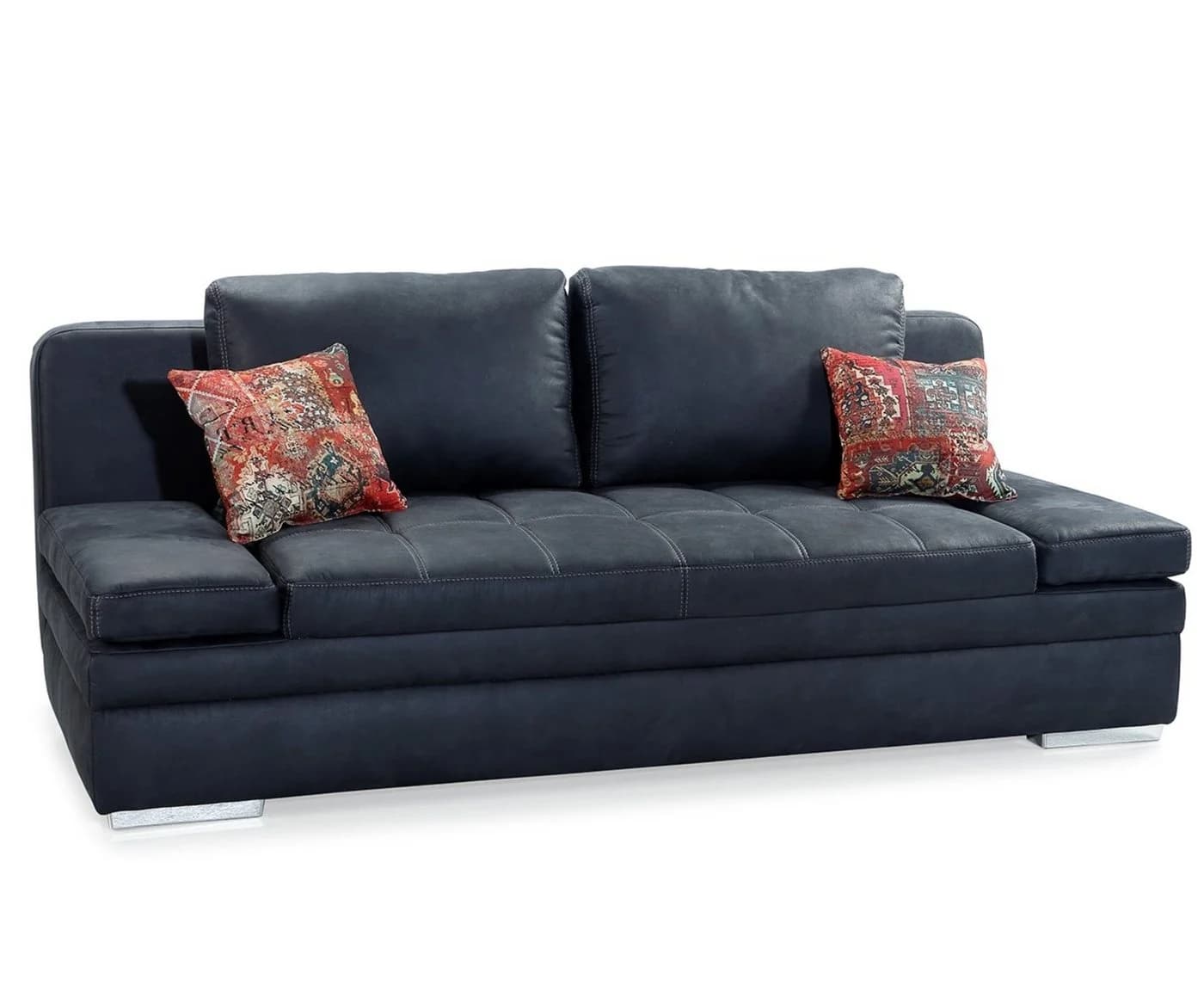 luma-home Schlafsofa 15118 Anthrazit Bettfunktion Armlehnen verstellbar - Bild 2