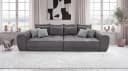 luma-home Big-Sofa 15114 XXL-Couch Grau Federkernpolsterung Bild 1