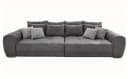 luma-home Big-Sofa 15114 XXL-Couch Grau Federkernpolsterung Bild 2