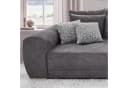 luma-home Big-Sofa 15114 XXL-Couch Grau Federkernpolsterung Bild 4