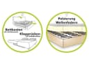luma-home Ecksofa 18014 Bettfunktion Braun Mikrofaser Bild 5
