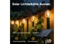 skelo LED Solarlichterkette 15m Dimmbar Warmweiß mit Fernbedienung Bild 1