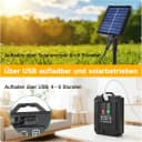 skelo LED Solarlichterkette 15m Dimmbar Warmweiß mit Fernbedienung Bild 3
