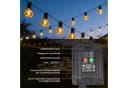 skelo LED Solarlichterkette 15m Dimmbar Warmweiß mit Fernbedienung Bild 4