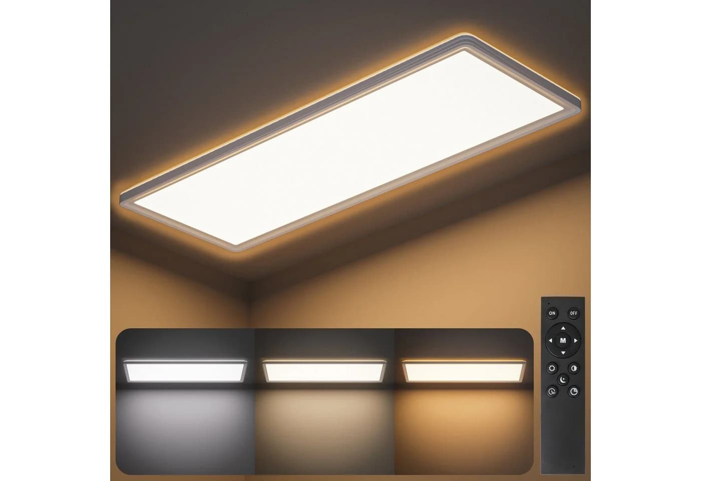 Lujasi LED Deckenleuchte 24W 2400LM Neutralweiß - Bild 2