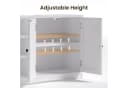 Bealife Waschbeckenunterschrank Grau 90 x 30 x 60 cm Bild 3