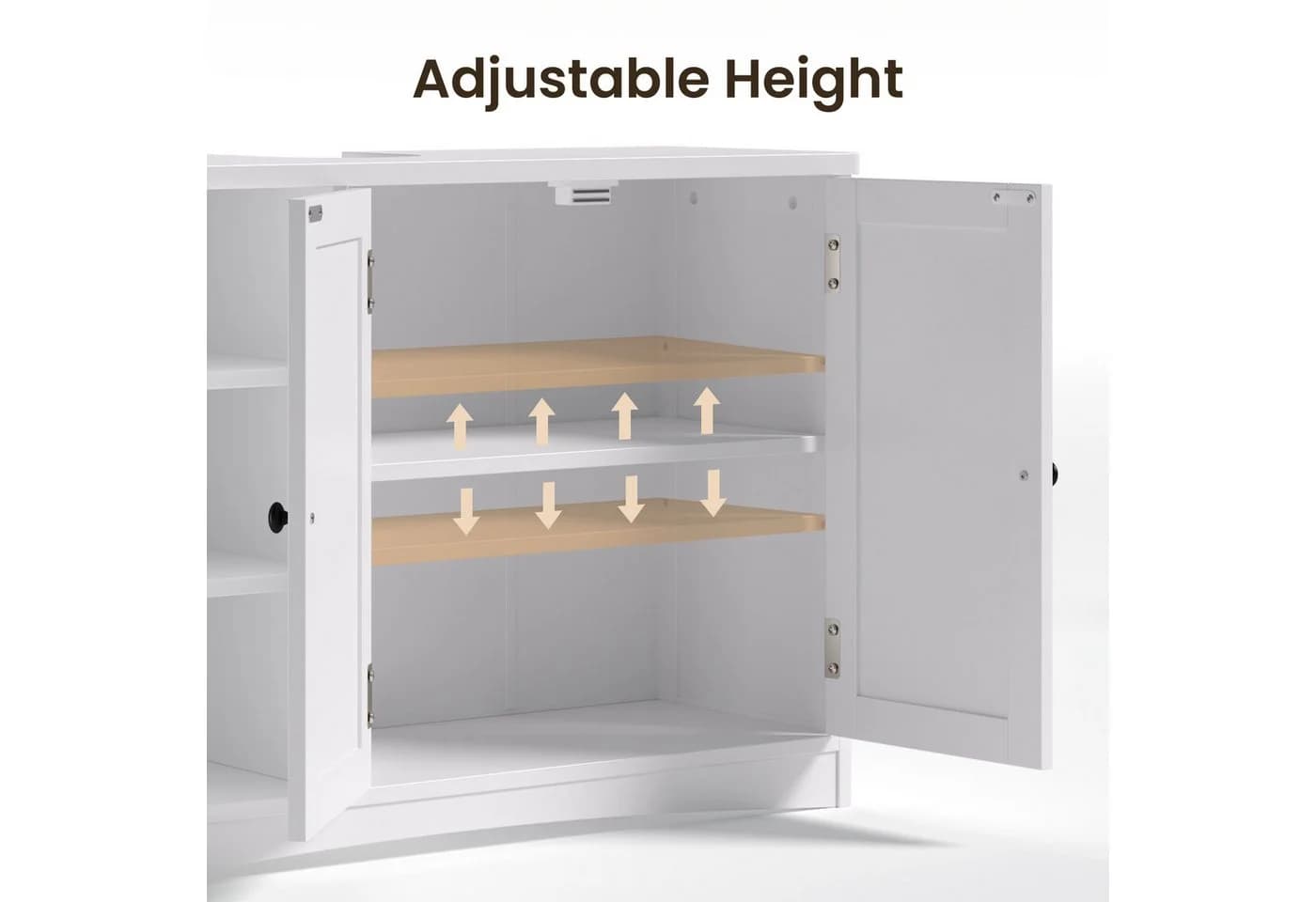 Bealife Waschbeckenunterschrank Grau 90 x 30 x 60 cm - Bild 3