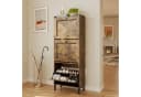 Bealife Schuhschrank Mit Klappdeckel Retro Weiß Bild 1