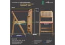 LIM HOME Klappstuhl TB000 Massivholz Rattan Bild 1