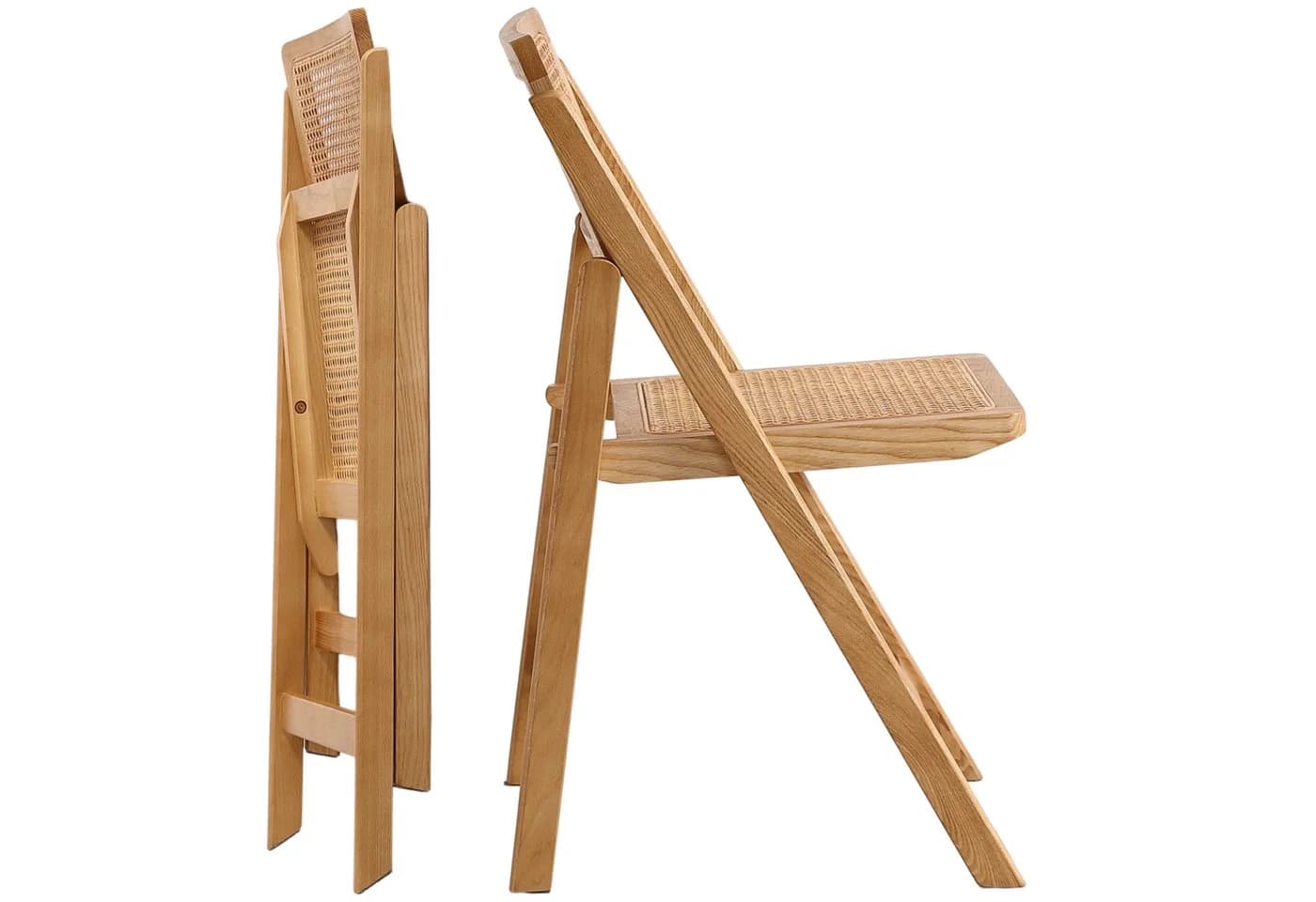 LIM HOME Klappstuhl TB000 Massivholz Rattan - Bild 2