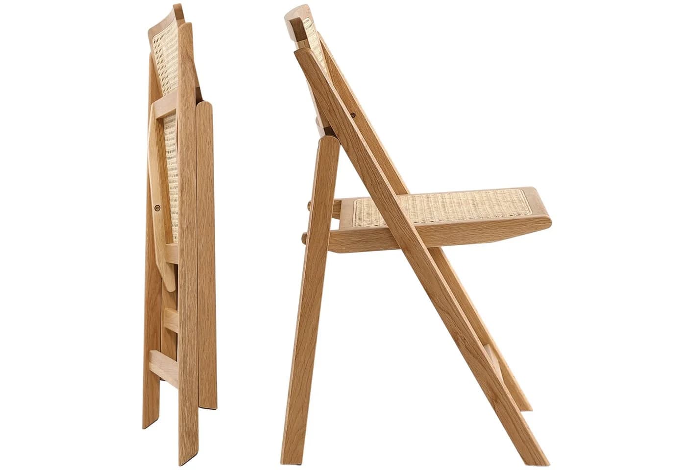 LIM HOME Klappstuhl TB000 Rattan Eiche Natur - Bild 2