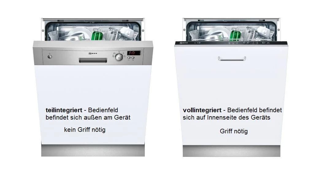 Möbelhandel Klipenstein Frontblende 45er/60er Geschirrspülfront Vollintegriert 19 mm Span Weiß Matt - Bild 3
