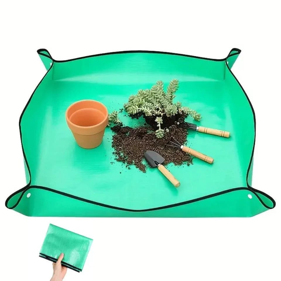 Venicce Love Gartenpflege-Set wasserdichte Pflanzmatte 50x50 cm Grün - Bild 2