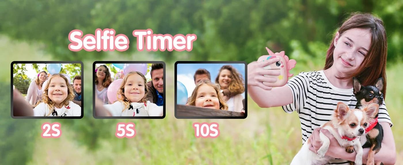 Vivitar Sofortbildkamera 2,4'' Bildschirm für Kinder mit 32GB Karte & Zubehör Kinderkamera - Bild 5