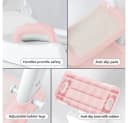 P & K Töpfchen Toilettensitz mit Leiter & Tritthocker Rosa Bild 1