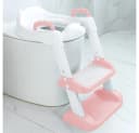 P & K Töpfchen Toilettensitz mit Leiter & Tritthocker Rosa Bild 4