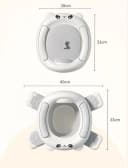 P & K Tragbarer Toilettensitz Grau Faltbar Reise-Toilette Bild 1