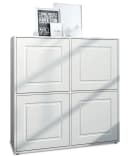 Möbelhandel Klipenstein Highboard NOAH V2 Weiß Matt Landhaus Bild 2